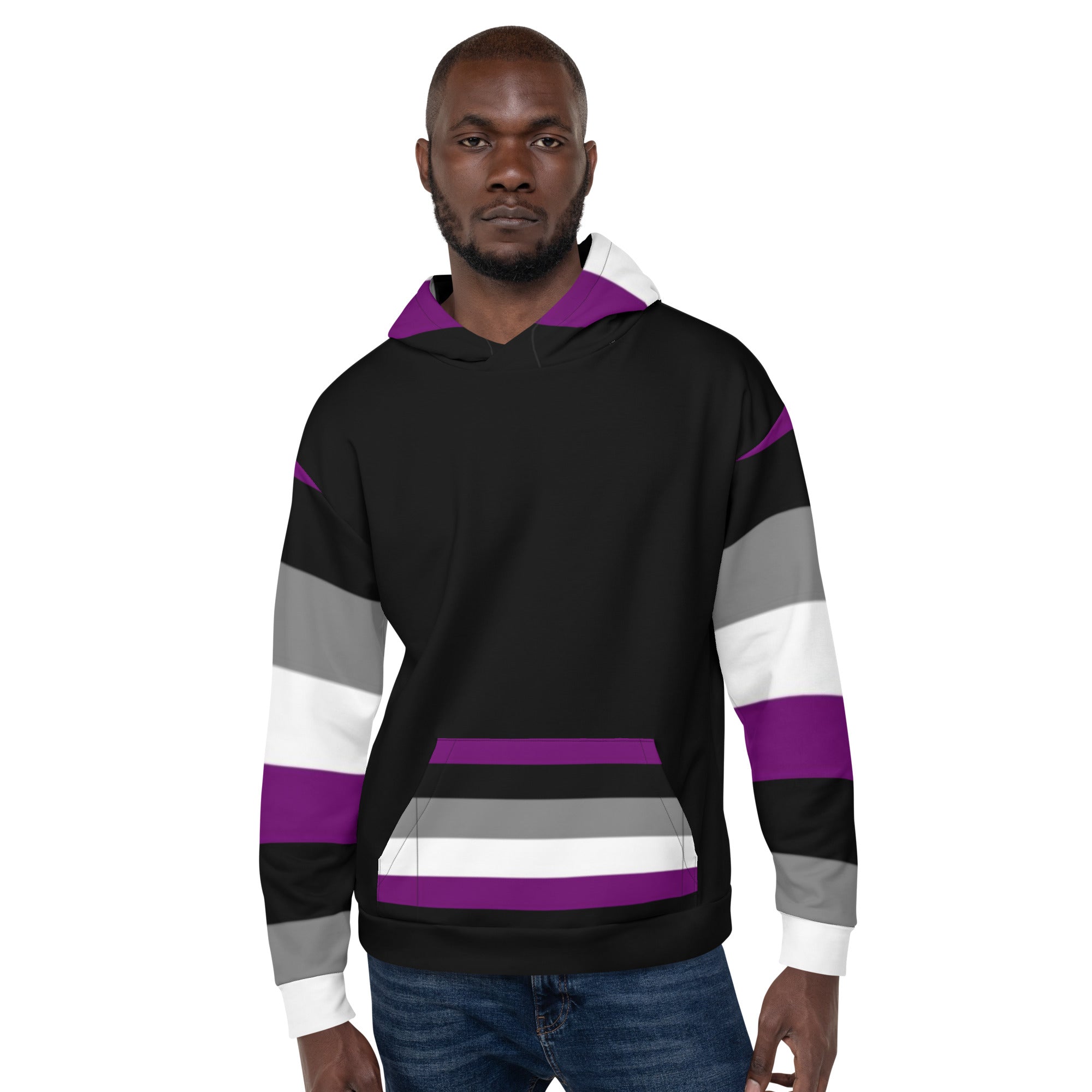 Asexual clearance flag hoodie