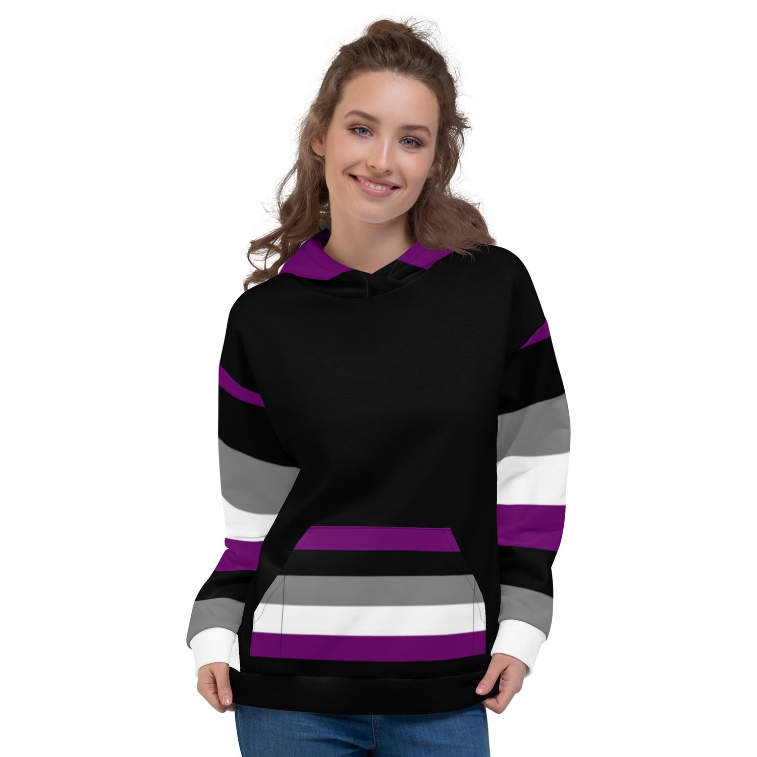 Hoodie Asexual pride flag