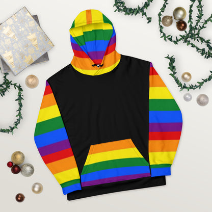 Hoodie LGBTQ+ rainbow pride flag