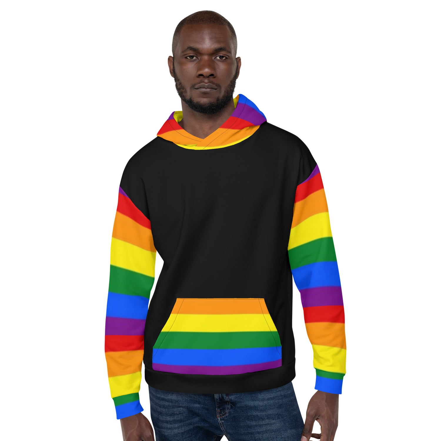 Hoodie LGBTQ+ rainbow pride flag