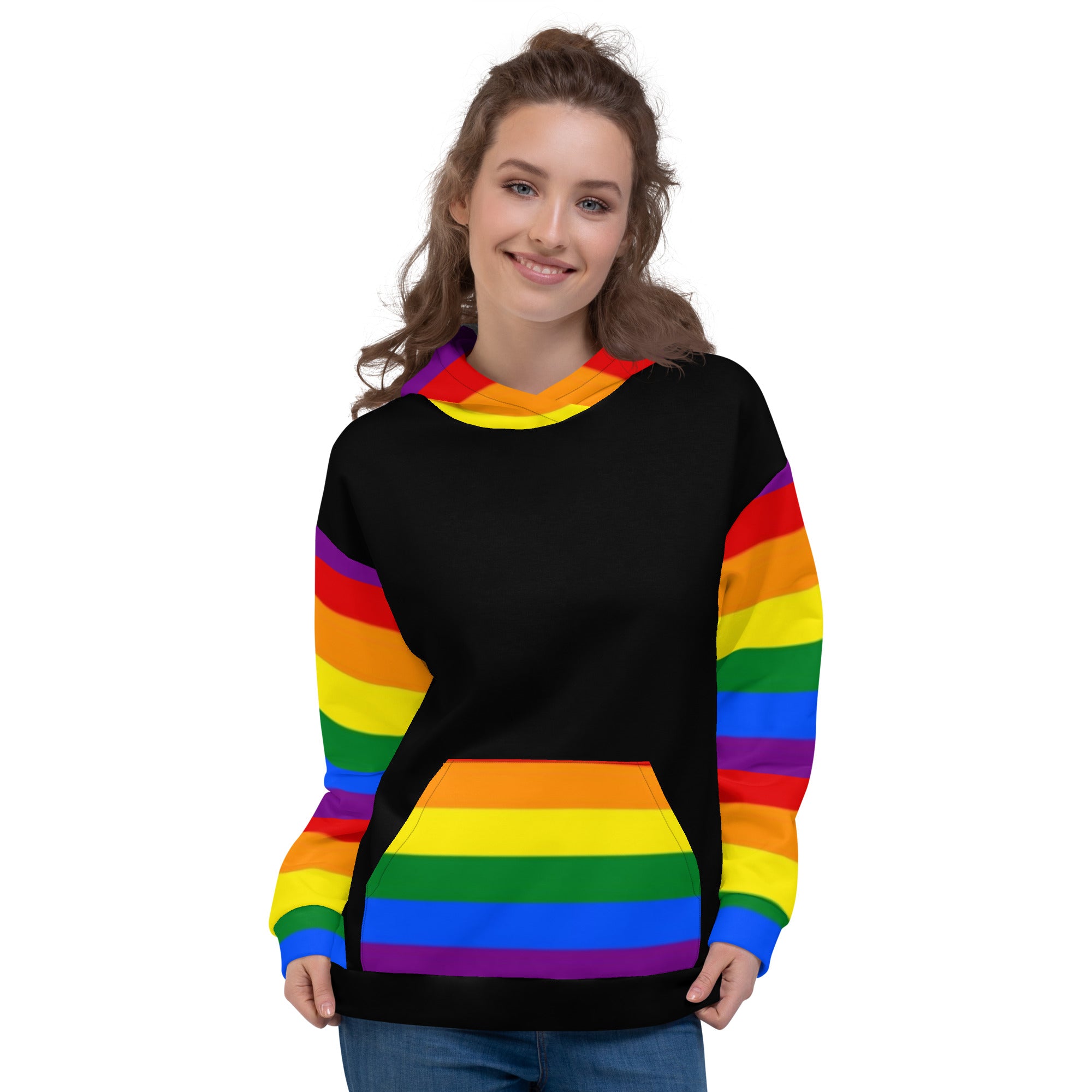 Hoodie LGBTQ+ rainbow pride flag