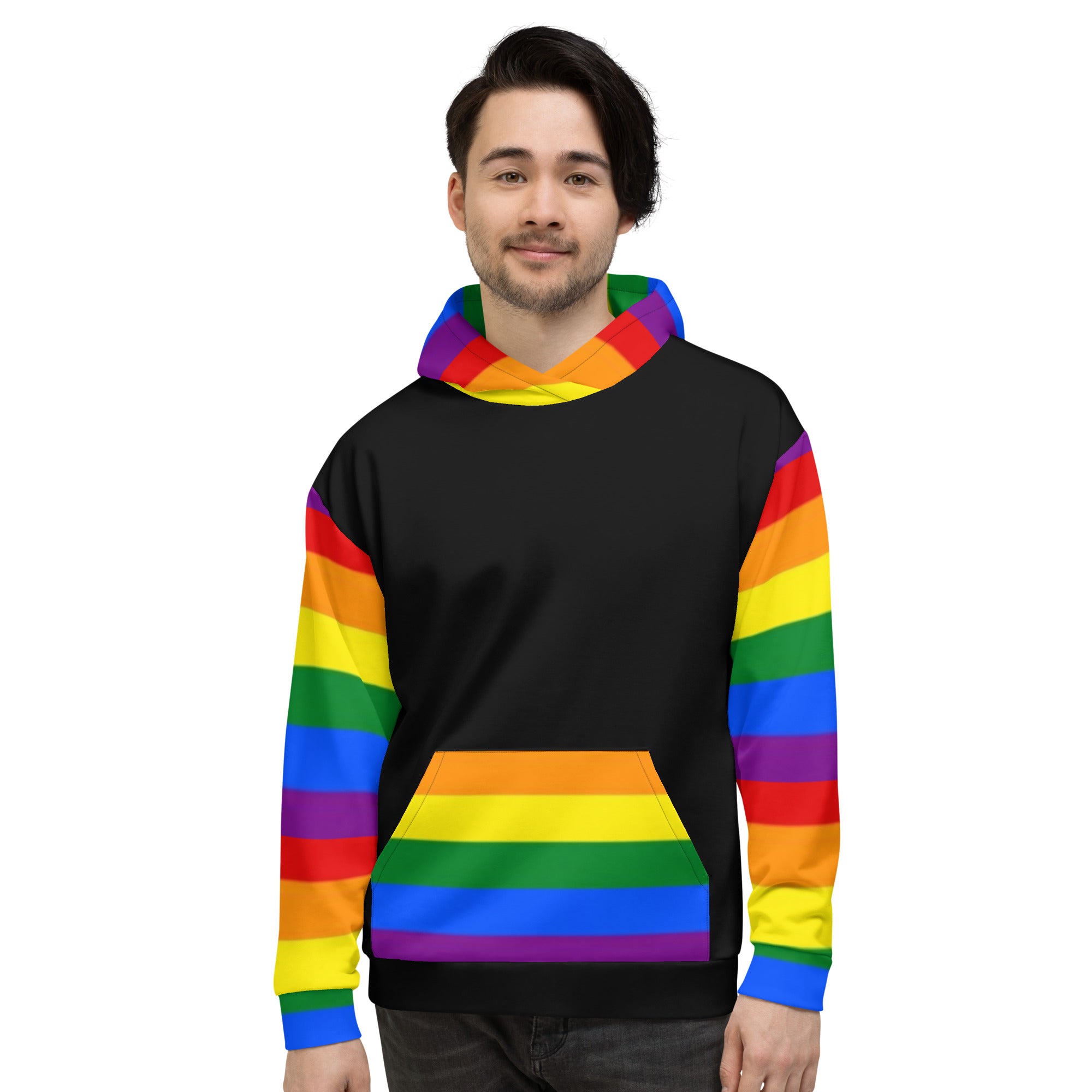 Hoodie LGBTQ+ rainbow pride flag