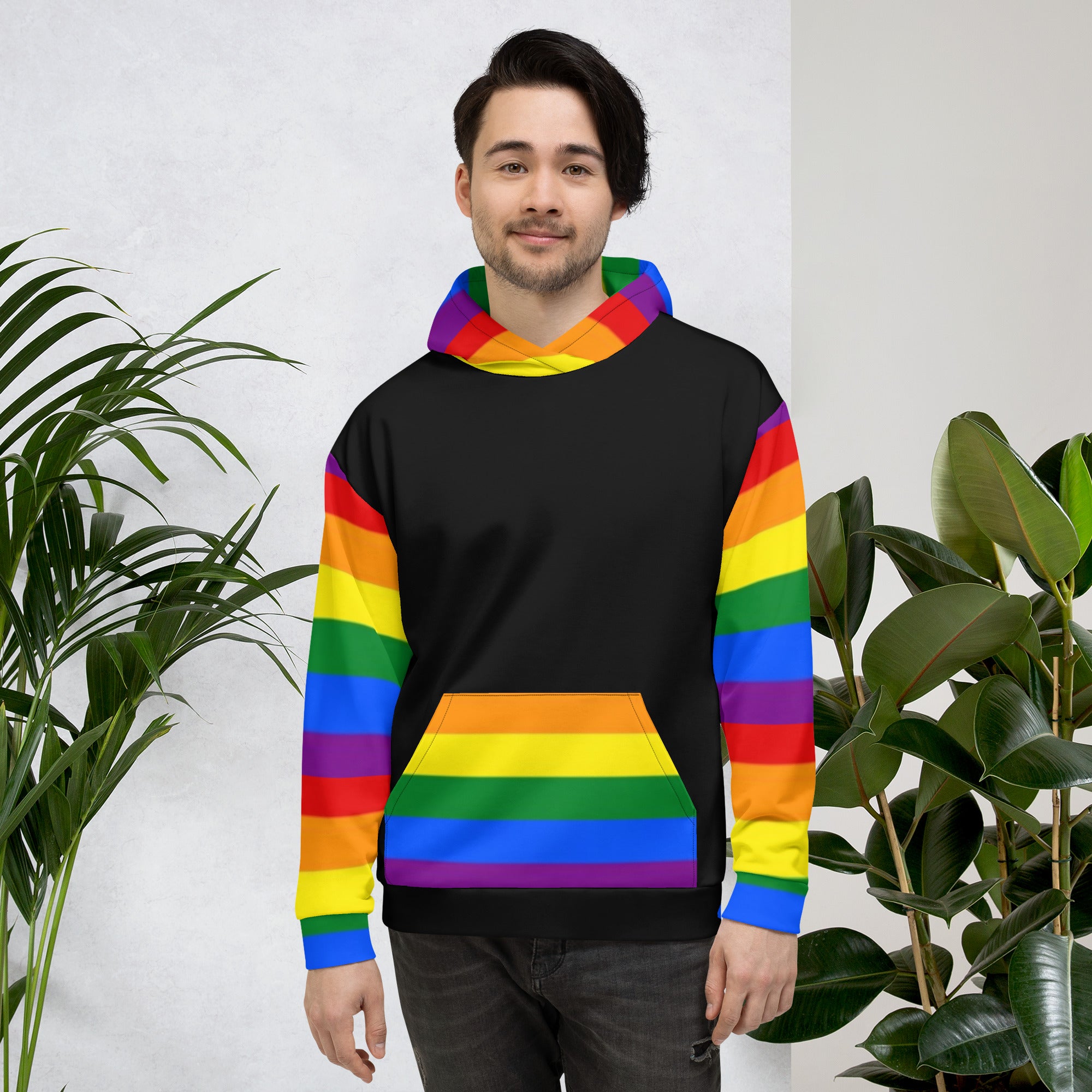 Hoodie LGBTQ+ rainbow pride flag