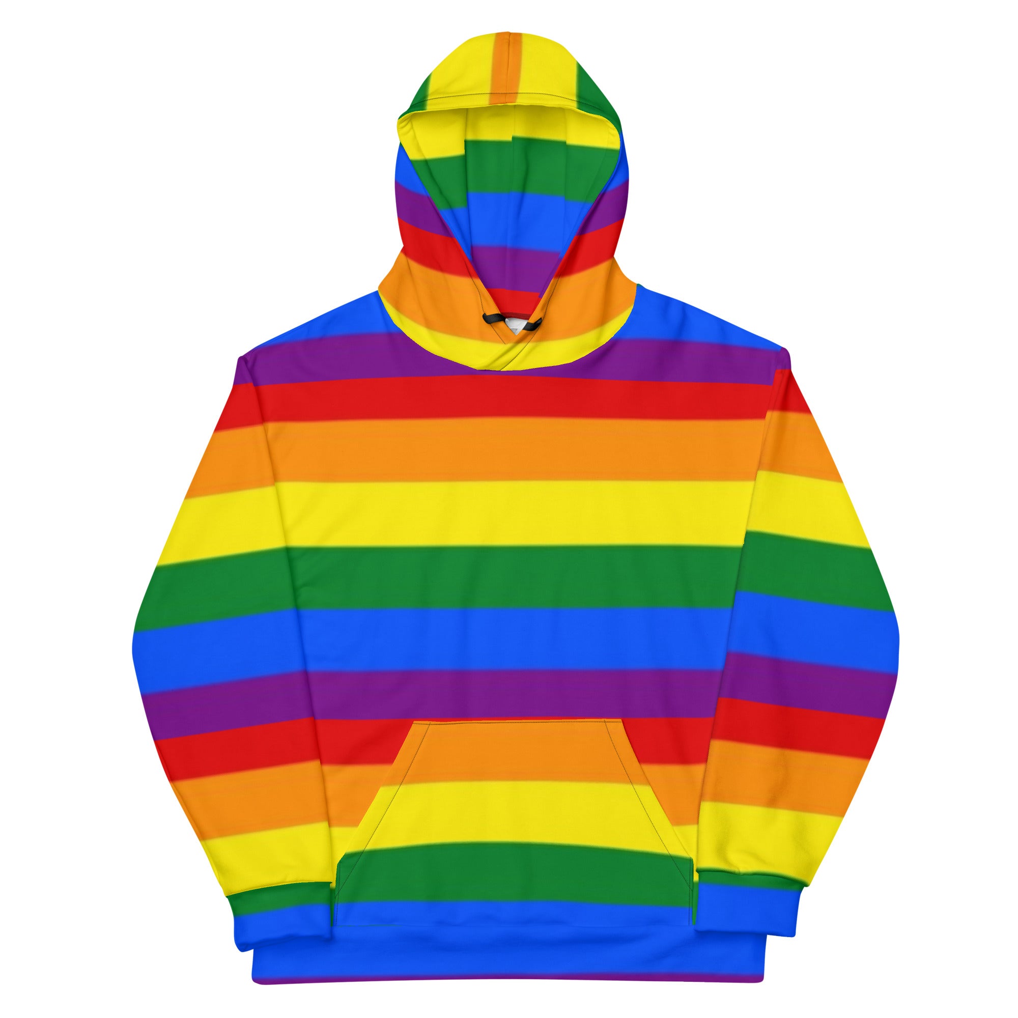 Sudadera con capucha LGBTQ+ bandera del orgullo arcoiris