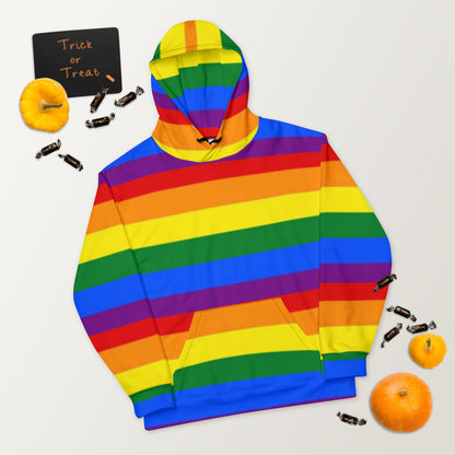 Hoodie LGBTQ+ rainbow pride flag