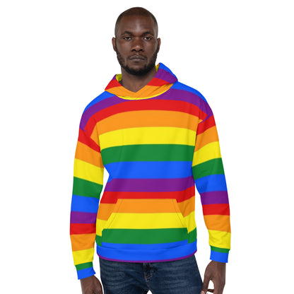 Hoodie LGBTQ+ rainbow pride flag