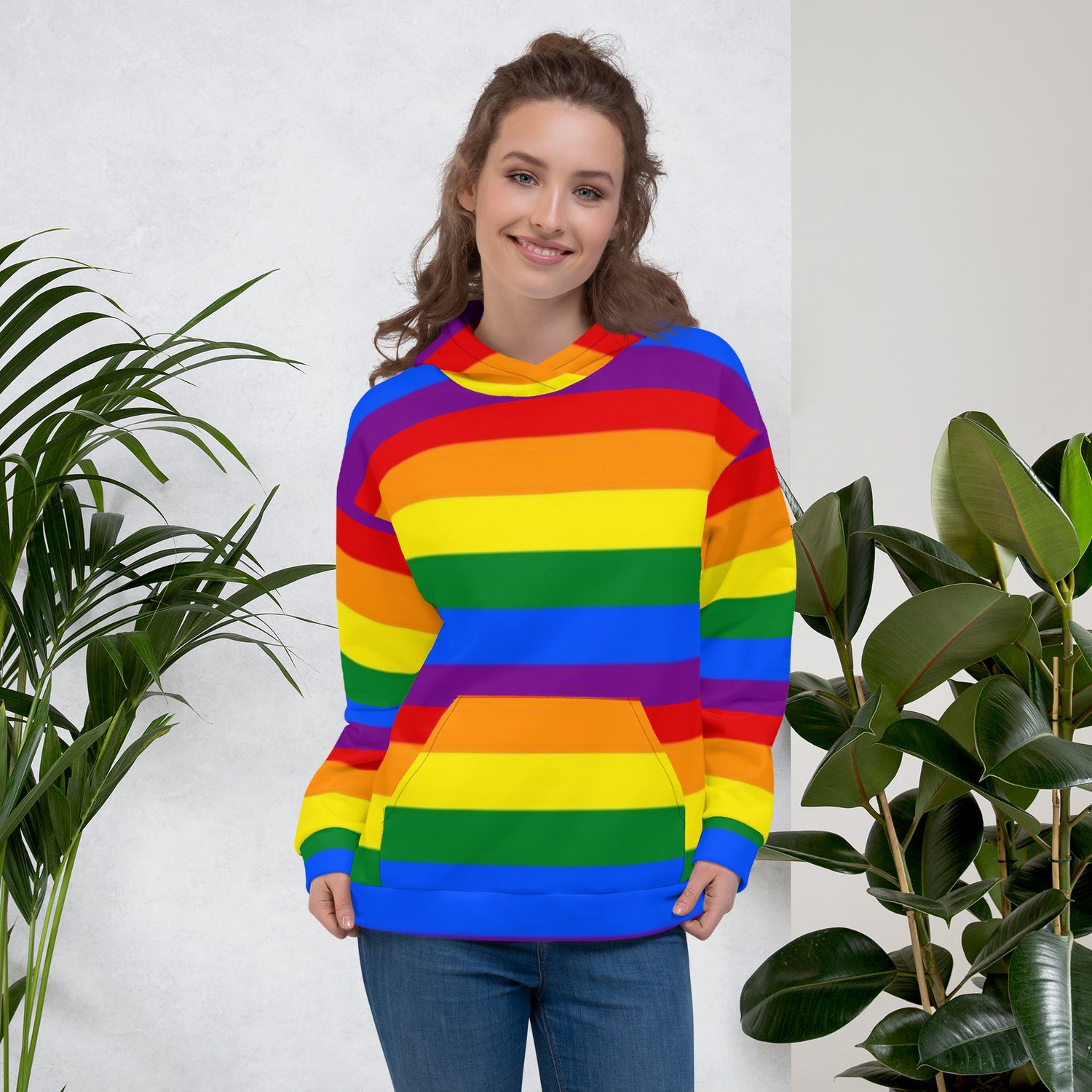 Hoodie LGBTQ+ rainbow pride flag