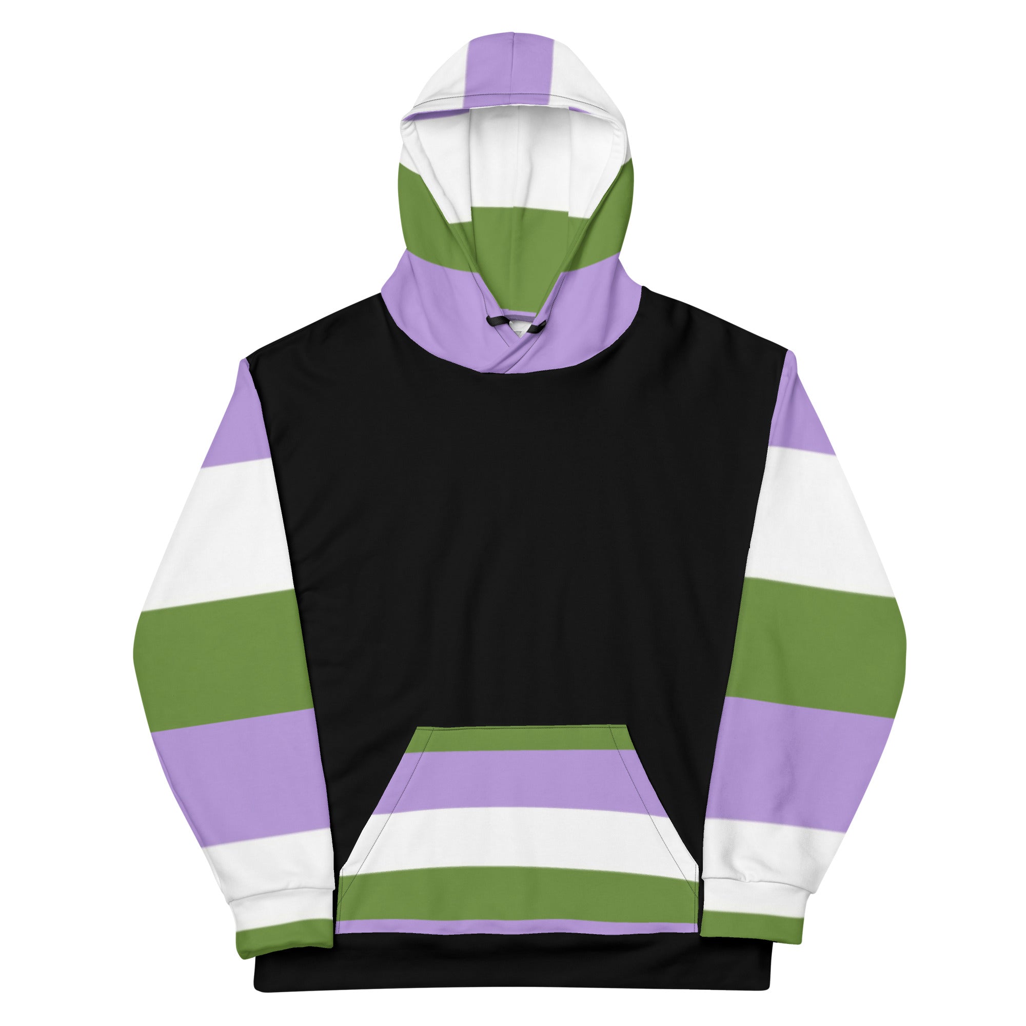 Hoodie Genderqueer pride flag