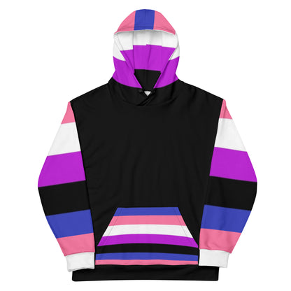 Sudadera con capucha Bandera del orgullo Genderfluid