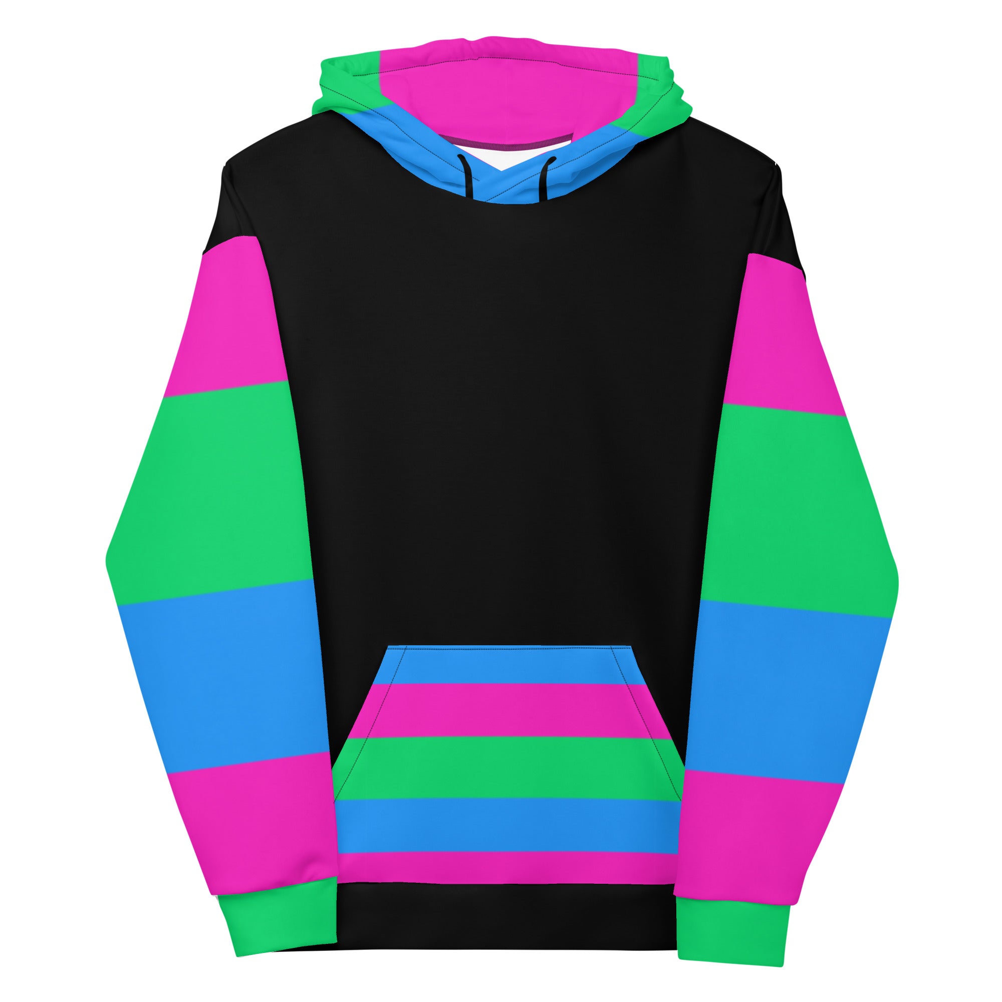 Hoodie Polysexual Pride Flag