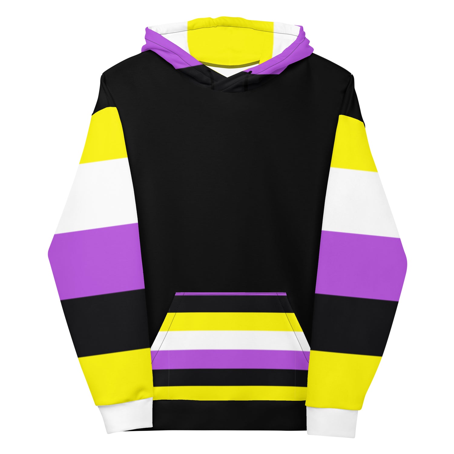 Hoodie Non-Binary Pride Flag