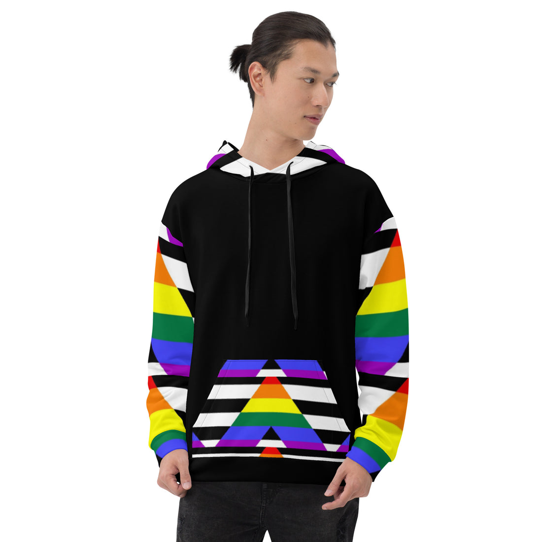 Sudadera con capucha Straight Ally Flag