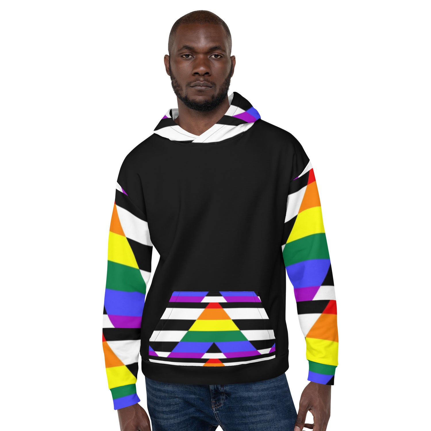 Sudadera con capucha Straight Ally Flag