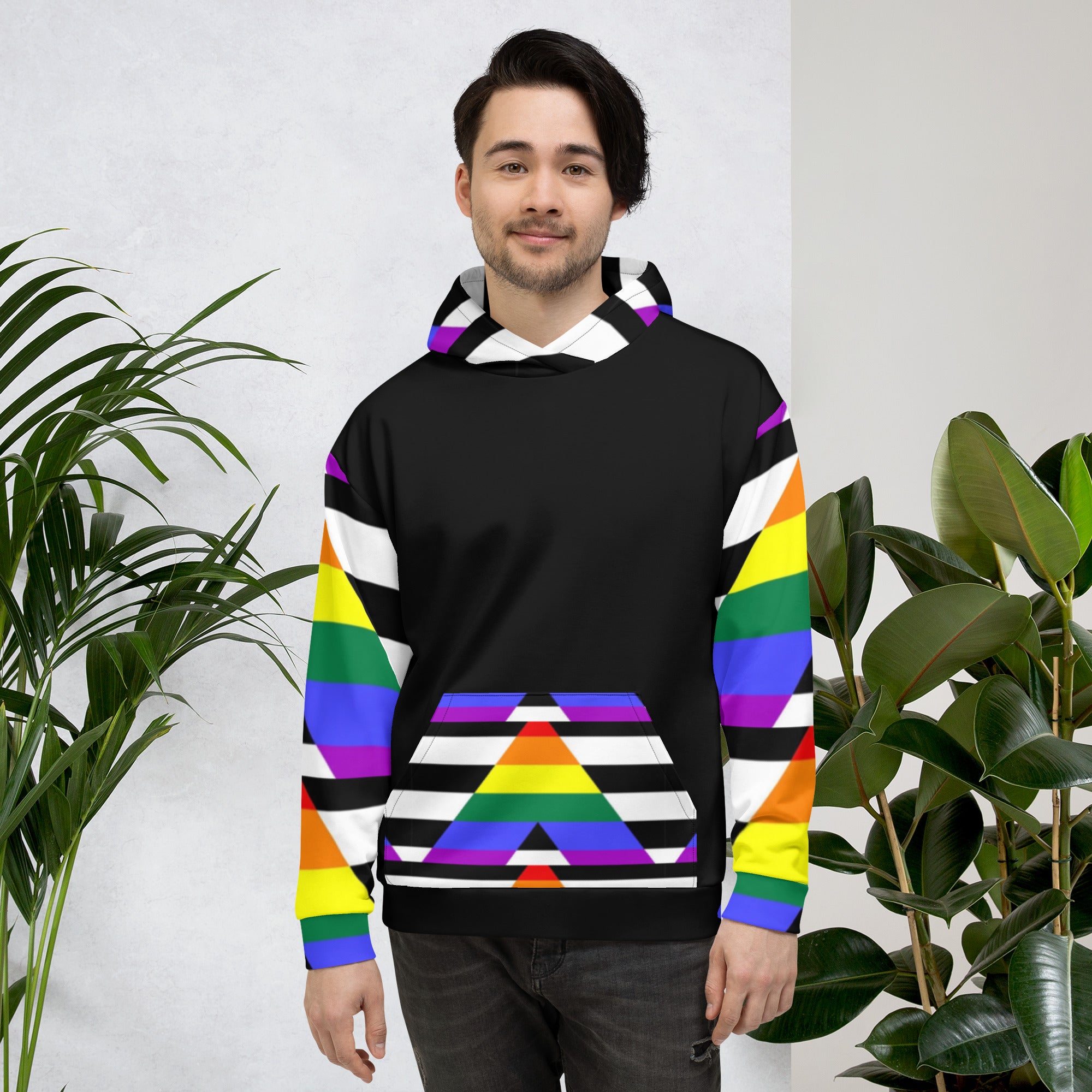 Hoodie Straight Ally Flag