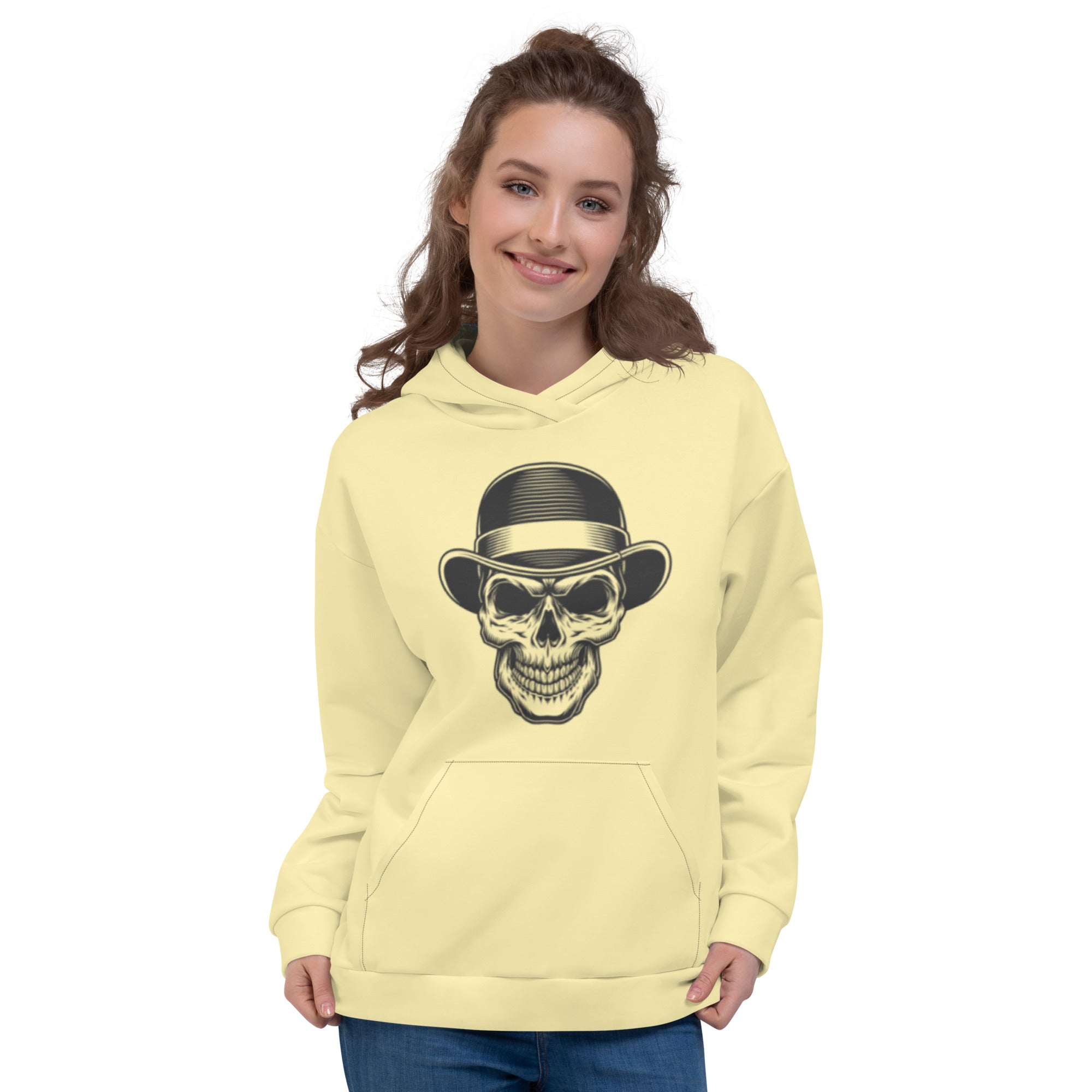 Sudadera con capucha Calavera con Gorro