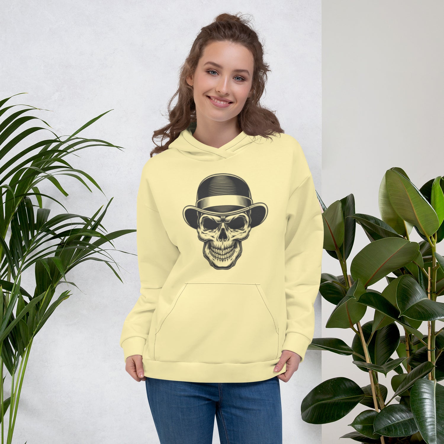 Sudadera con capucha Calavera con Gorro