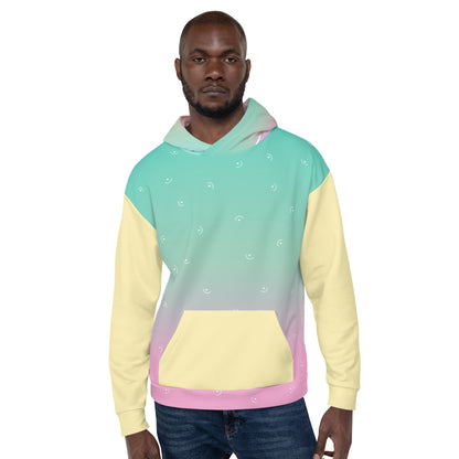 Sudadera con capucha de color