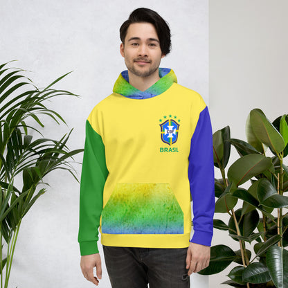 Sudadera con capucha del equipo brasileño