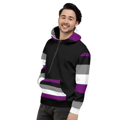 Hoodie Asexual pride flag