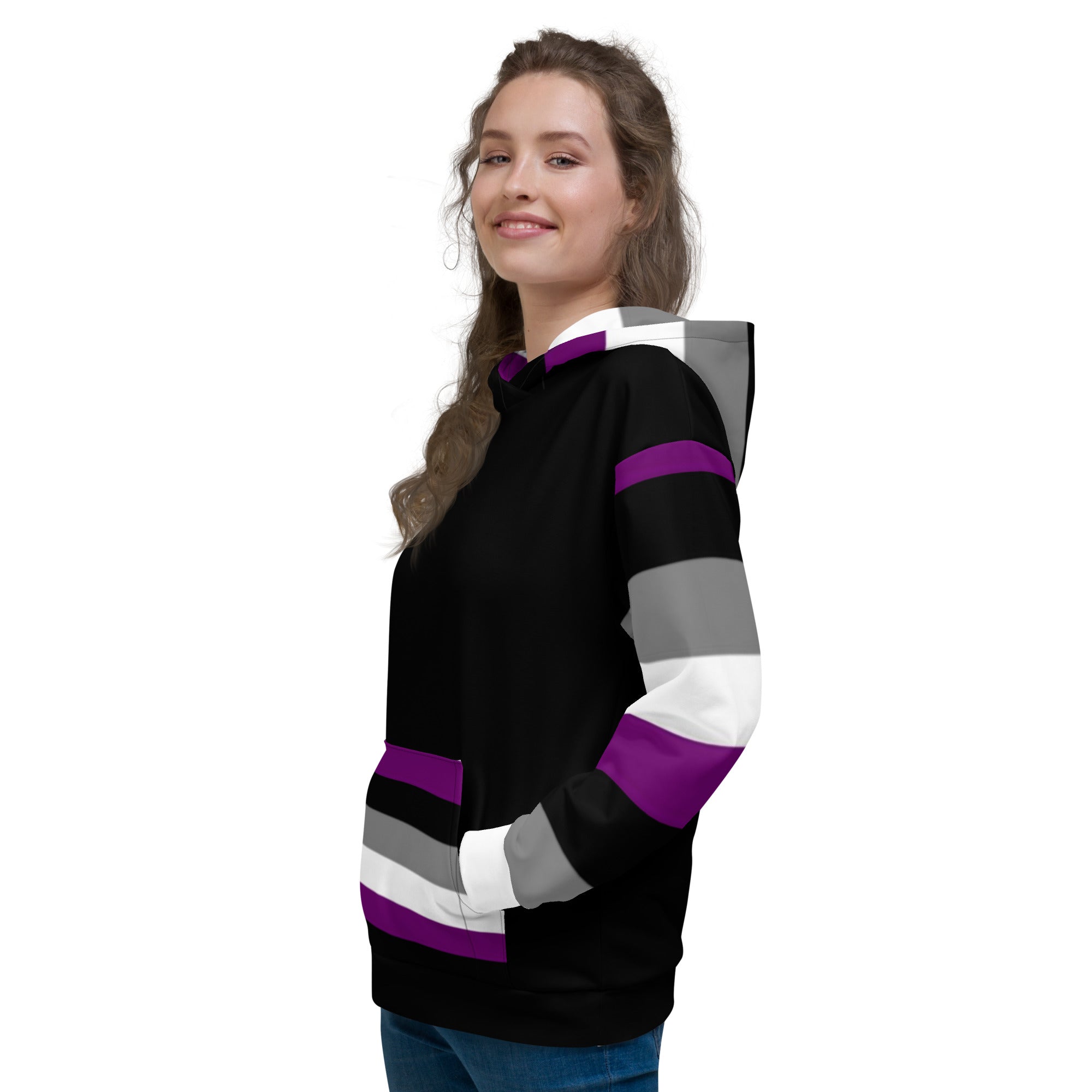 Hoodie Asexual pride flag