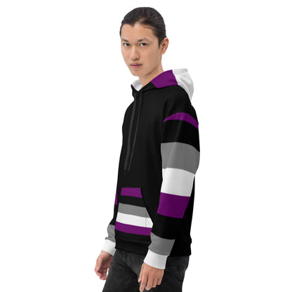 Hoodie Asexual pride flag