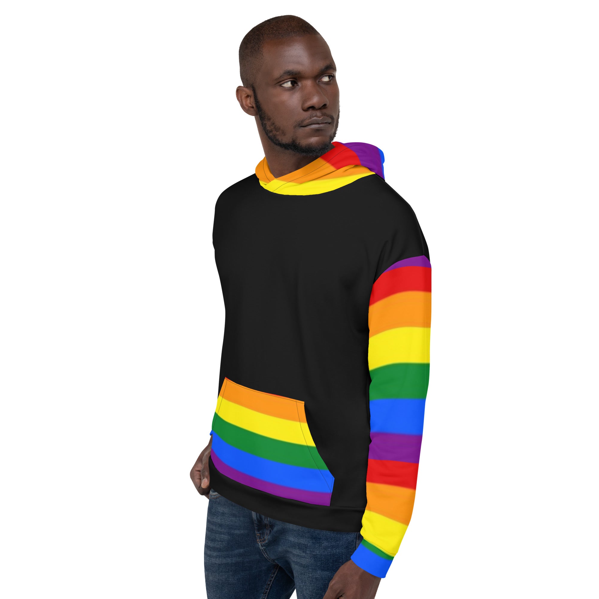 Hoodie LGBTQ+ rainbow pride flag