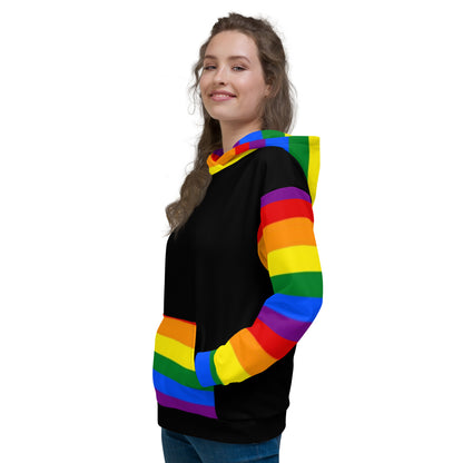 Hoodie LGBTQ+ rainbow pride flag