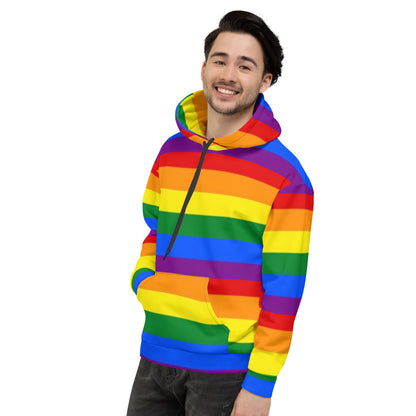 Hoodie LGBTQ+ rainbow pride flag