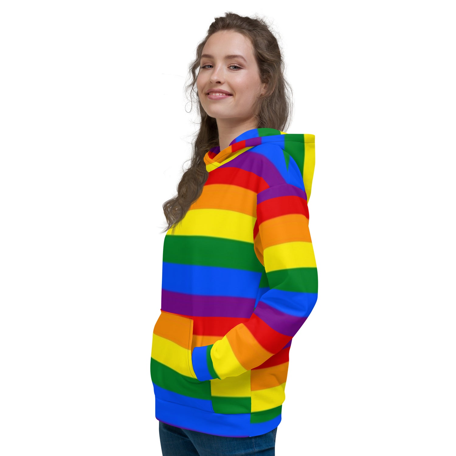 Hoodie LGBTQ+ rainbow pride flag