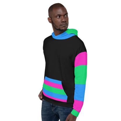 Hoodie Polysexual Pride Flag