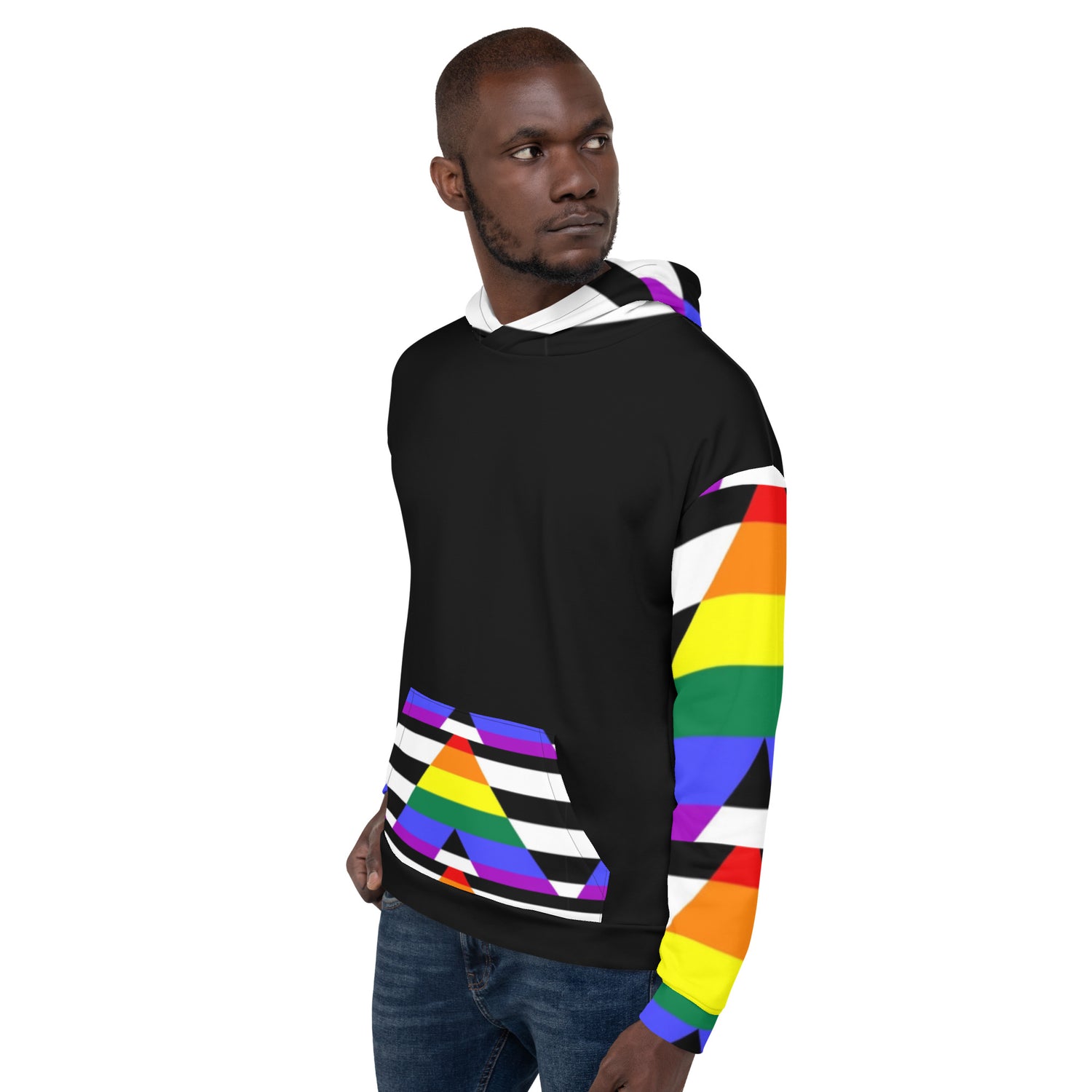 Hoodie Straight Ally Flag