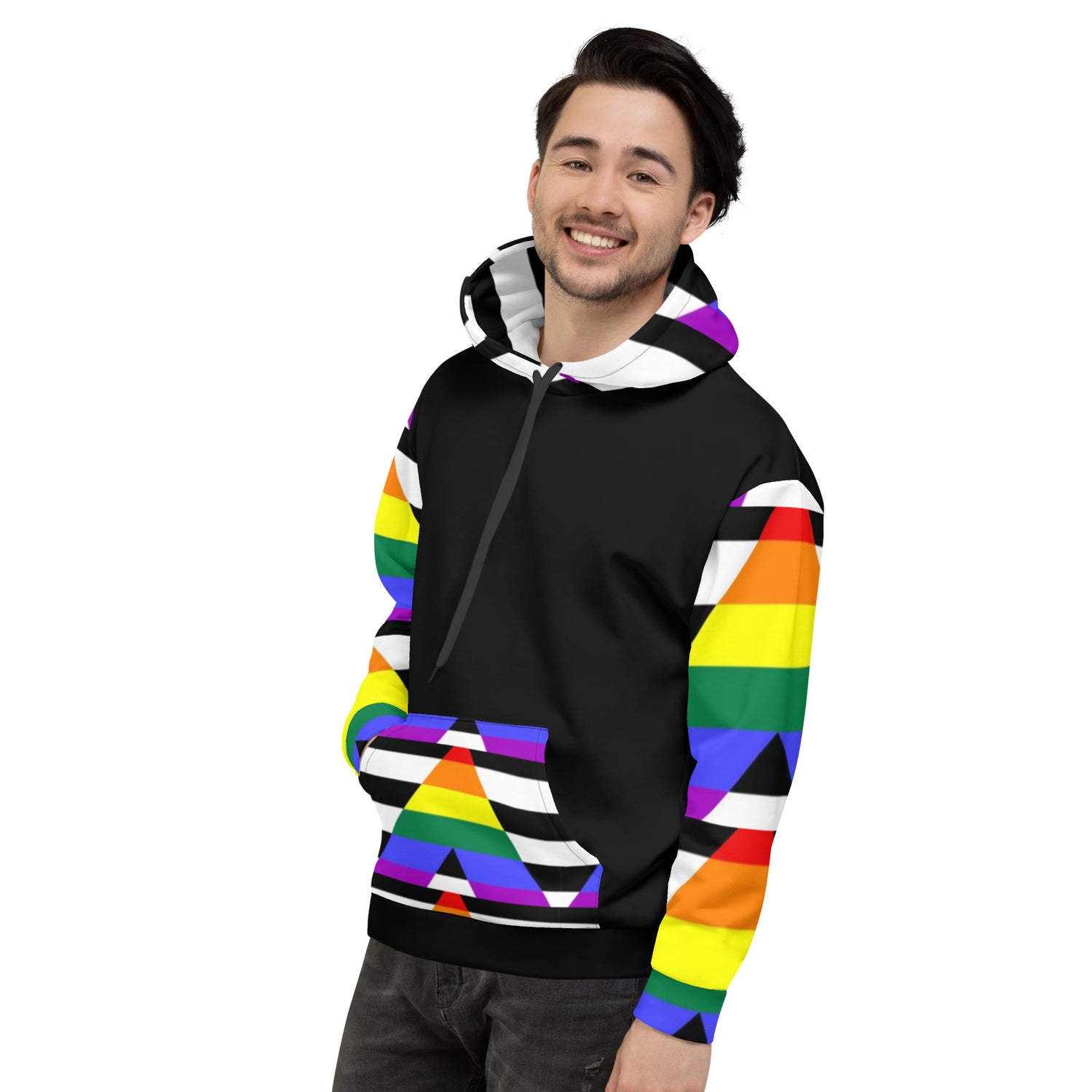 Sudadera con capucha Straight Ally Flag