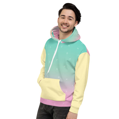 Sudadera con capucha de color