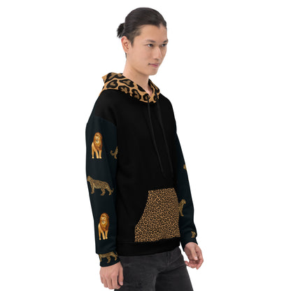 Hoodie Jaguar and Lion