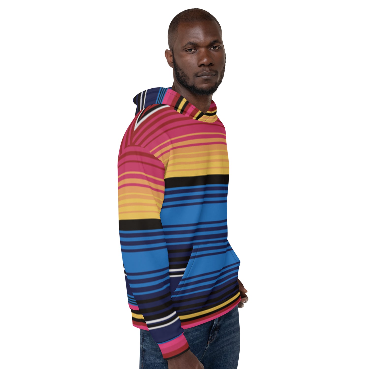 Hoodie Colored Stripes