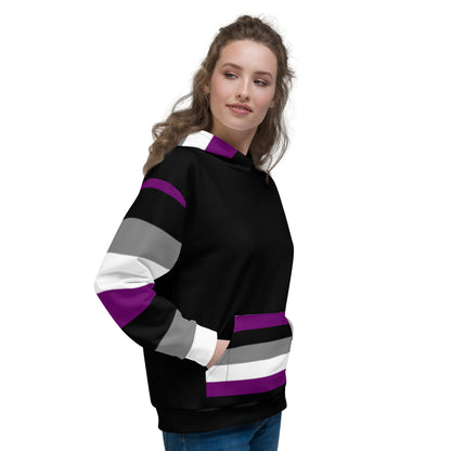 Hoodie Asexual pride flag