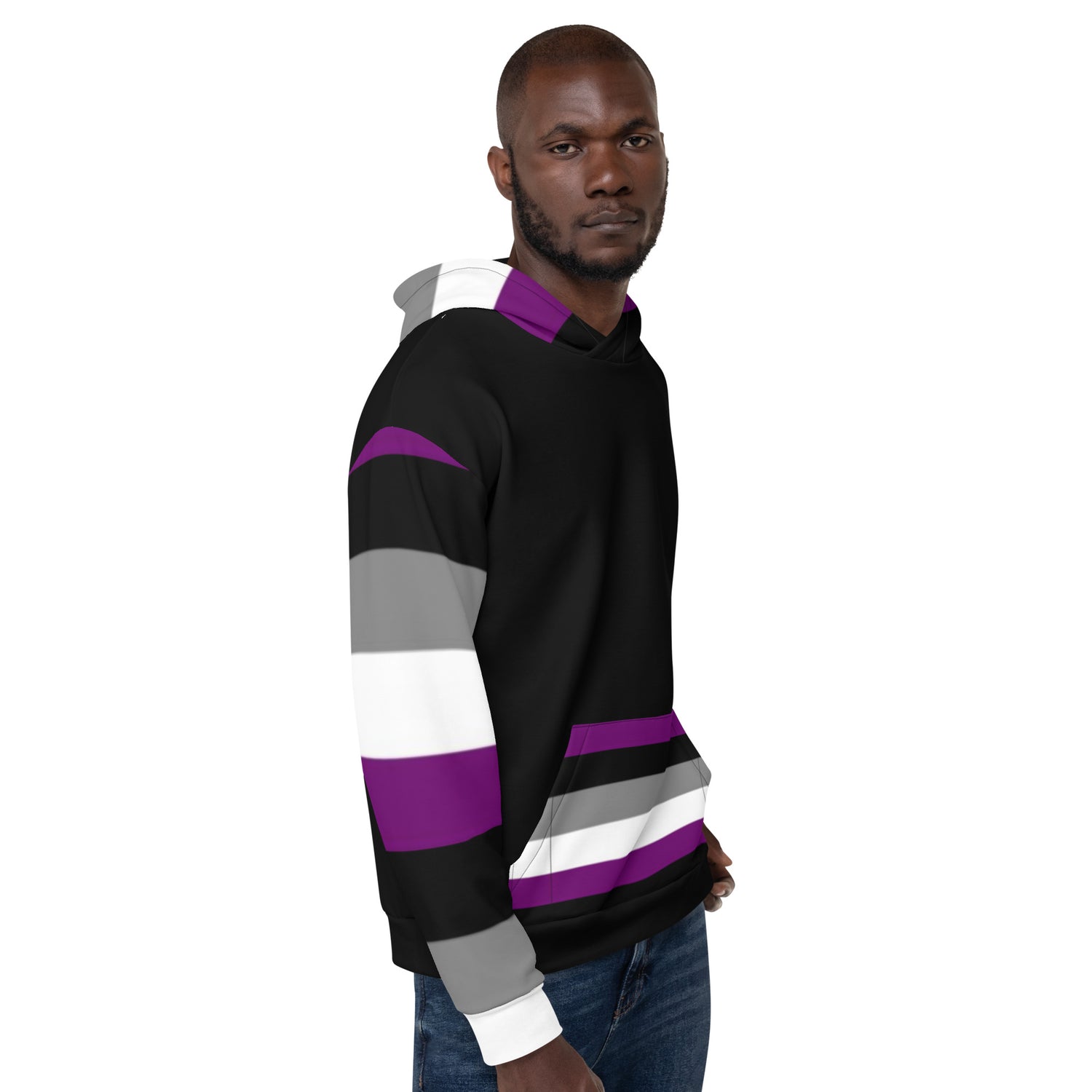 Hoodie Asexual pride flag