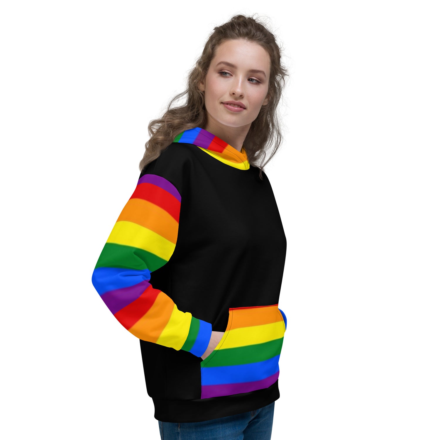 Hoodie LGBTQ+ rainbow pride flag