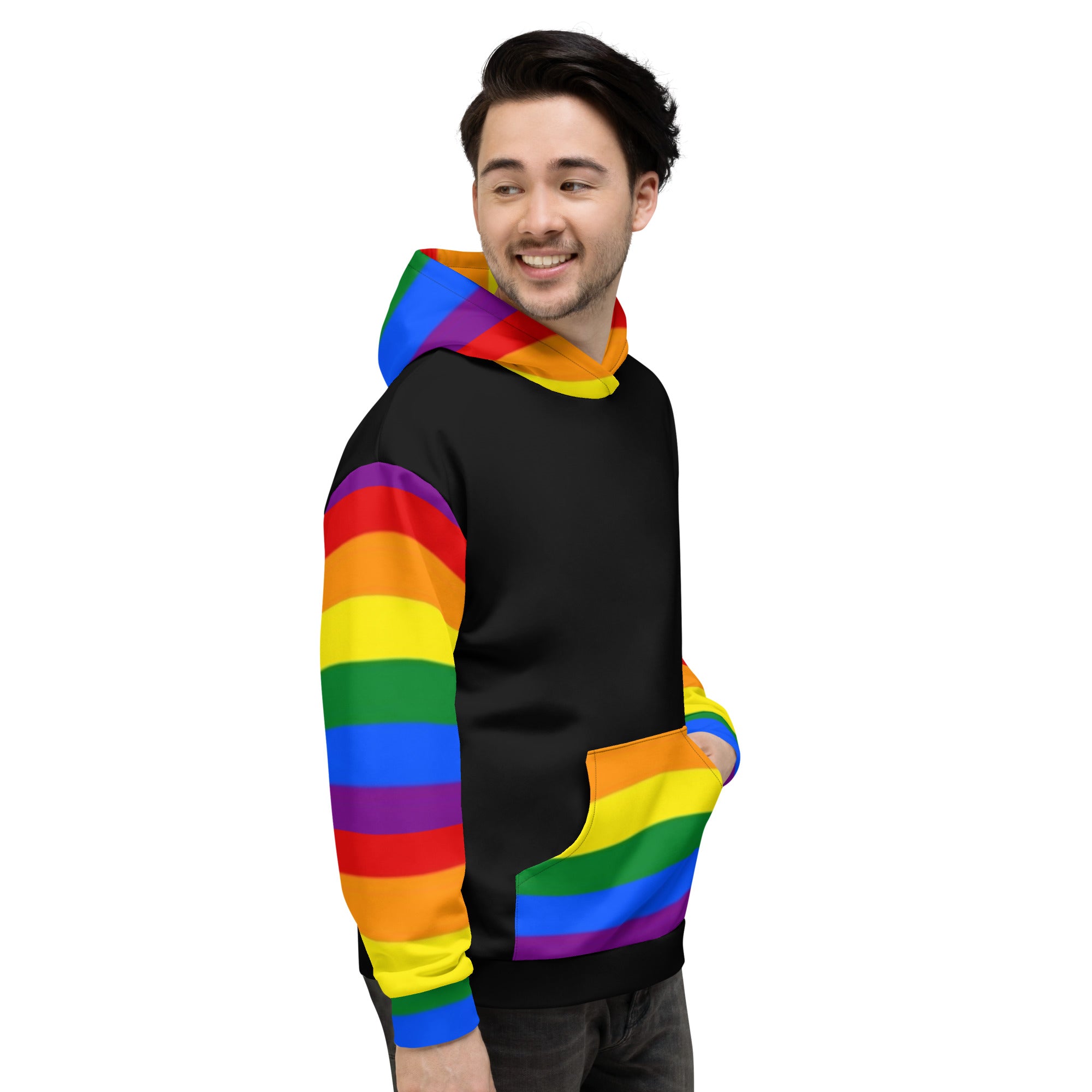 Hoodie LGBTQ+ rainbow pride flag