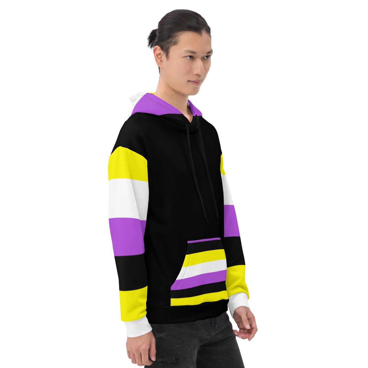 Hoodie Non-Binary Pride Flag