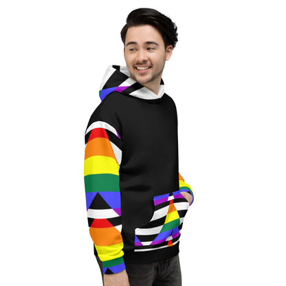 Hoodie Straight Ally Flag