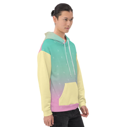 Sudadera con capucha de color