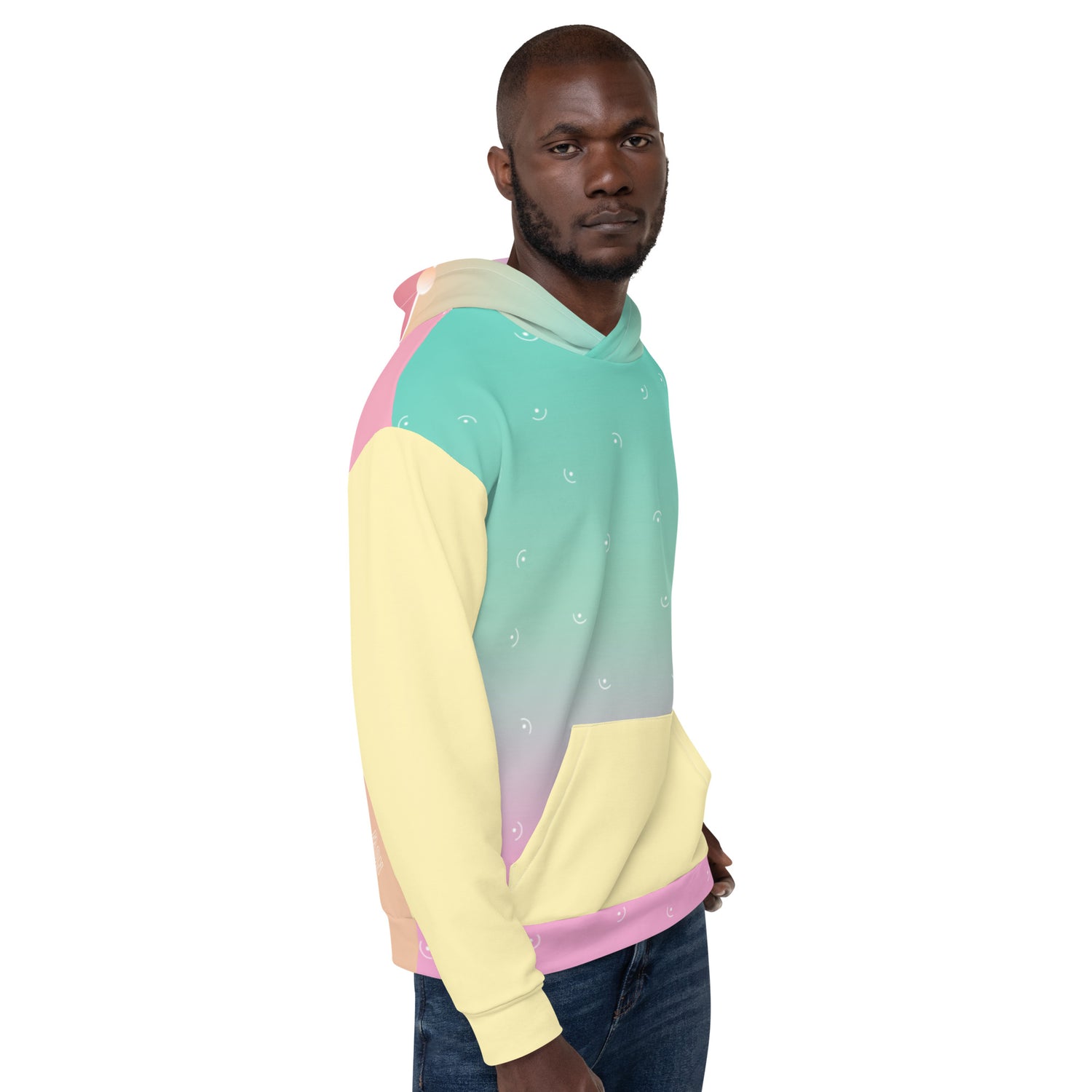 Sudadera con capucha de color