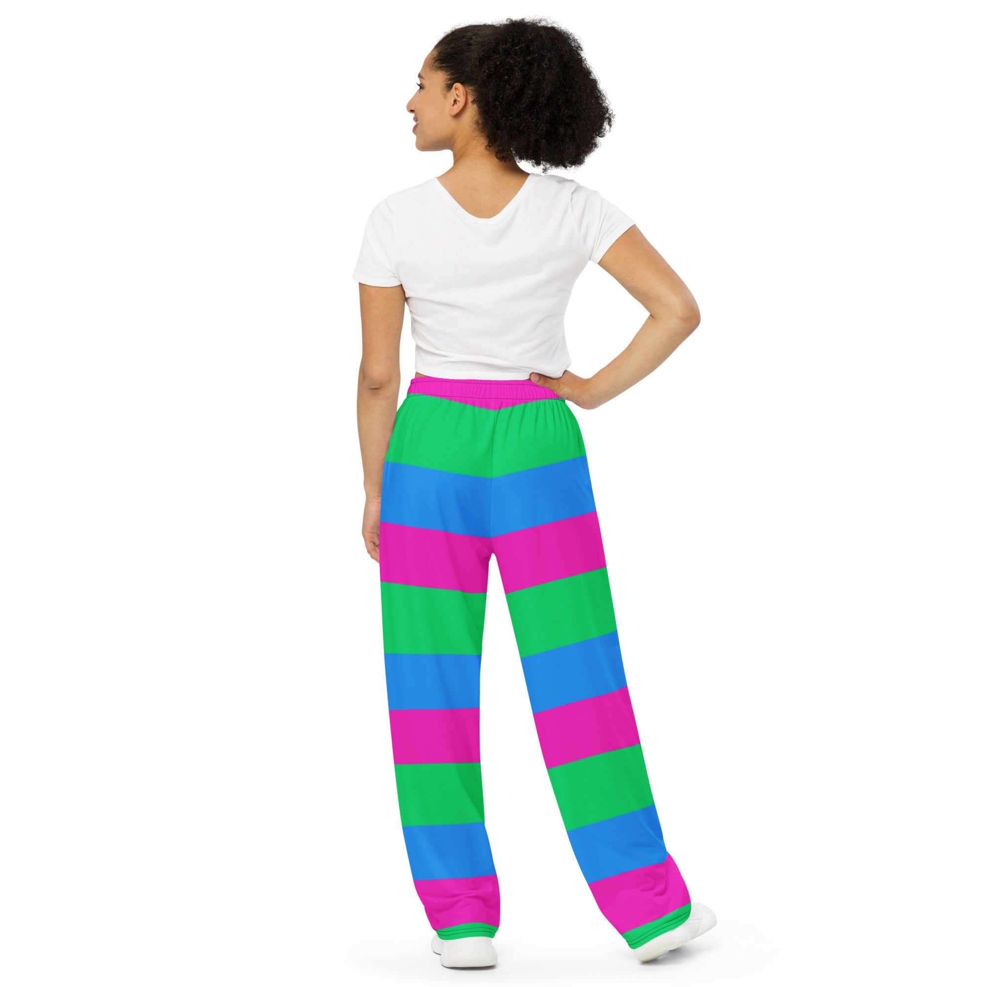 Calça larga Polysexual Pride