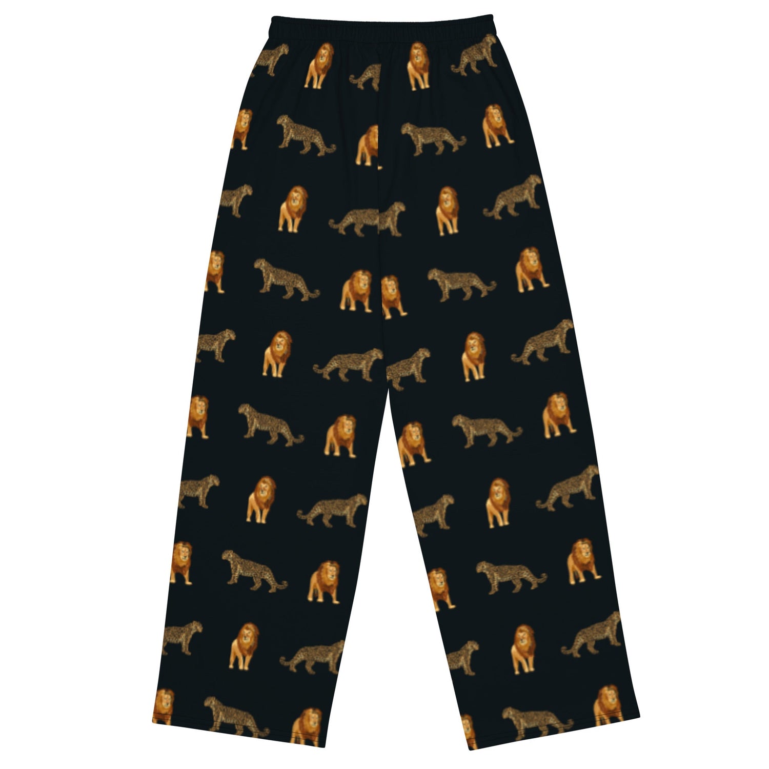 Wide-Leg Pants Jaguar and Lion