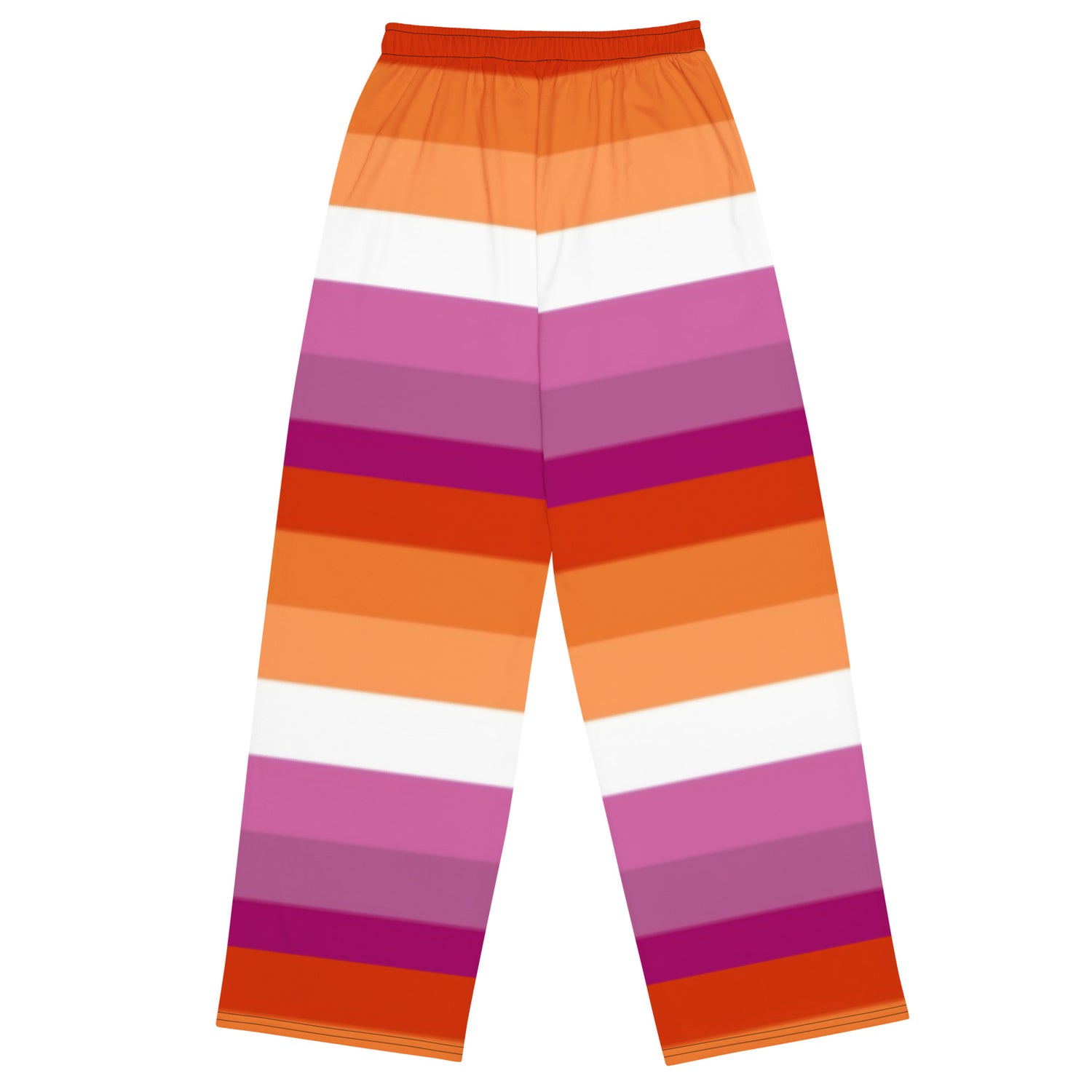 Lesbian Pride Flag Wide-Leg Pants