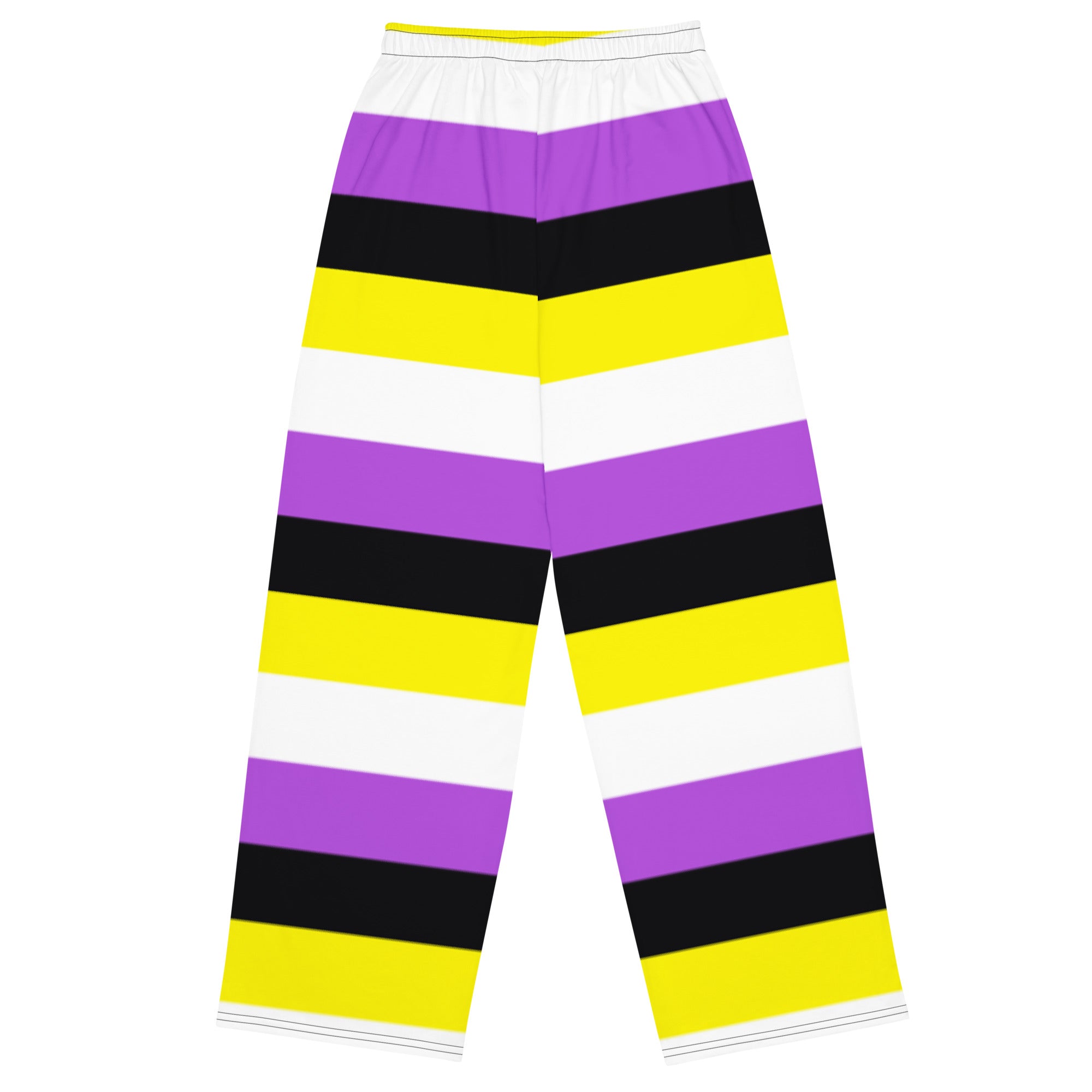 Non-Binary Pride Flag Wide-Leg Pants