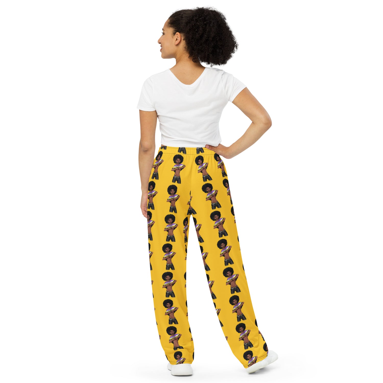 Non-Binary Pride Wide-Leg Pants