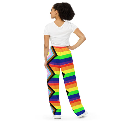 Pantalones anchos con inclusión de Pride Intersex