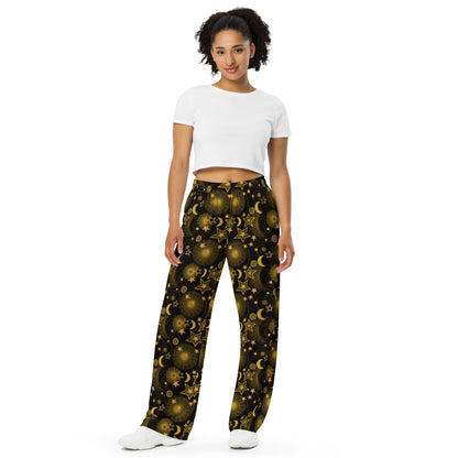 Star and Moon Wide-leg Pants